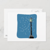 Carte Postale Neige dans le lamplight (Devant / Derrière)