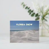 Carte Postale Neige de Floride (Debout devant)