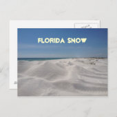 Carte Postale Neige de Floride (Devant / Derrière)