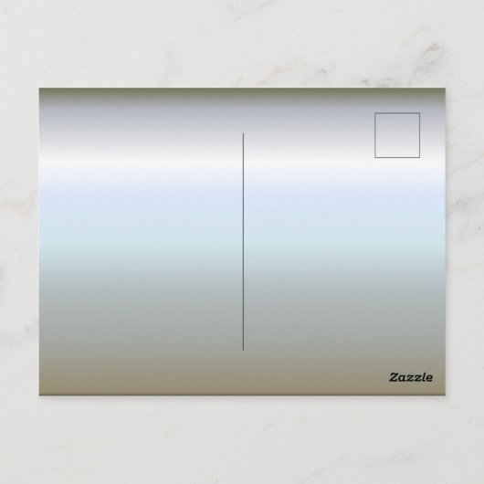 Carte Postale Neige de Noël sur les voies ferrées (Dos)