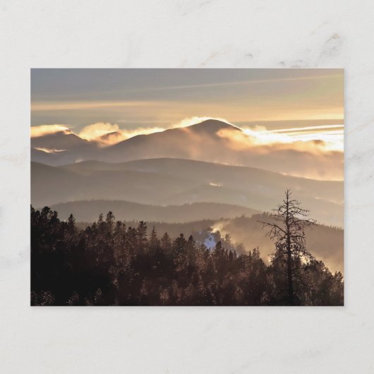 Carte Postale Neige dérivante - James Peak, Colorado (Devant)