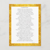 Carte Postale Neige dorée (Devant)