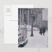 Carte Postale Neige en dehors de St. Paul's 2009 (Devant / Derrière)