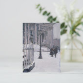 Carte Postale Neige en dehors de St. Paul's 2009 (Debout devant)