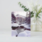 Carte Postale Neige épaisse aux Middle Emerald Pools (Debout devant)