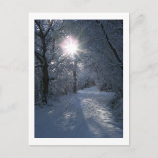 Carte Postale Neige et lumière