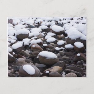 Carte Postale Neige et rochers, Parc national du mont Rainier