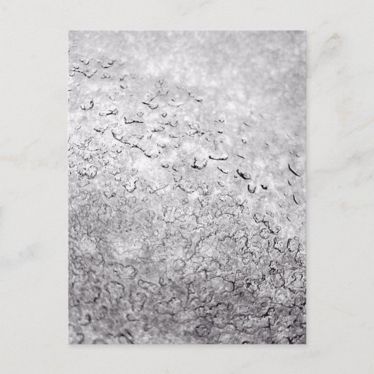 Carte Postale Neige fondue (Devant)