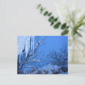 Carte Postale Neige - hiver (Debout devant)