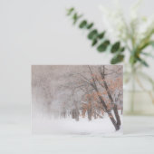 Carte Postale Neige | Lac Kussharo (Debout devant)