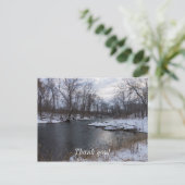Carte Postale Neige le long de la rivière James (Debout devant)