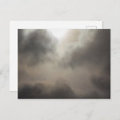 Carte Postale Neige pendant une journée partiellement nuageuse (Devant / Derrière)