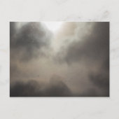 Carte Postale Neige pendant une journée partiellement nuageuse (Devant)