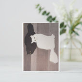 Carte postale : Neko et Falkor (Debout devant)