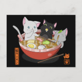 Carte Postale Neko Ramen (Devant)