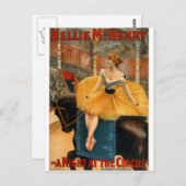 Carte Postale Nellie McHenry dans Une nuit au cirque (Devant / Derrière)