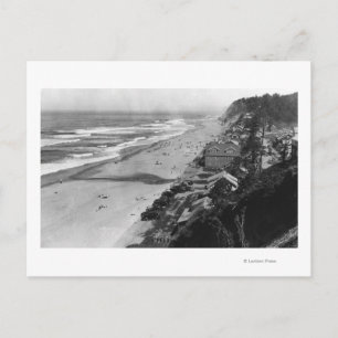 Carte Postale Nelscott, Oregon Beach Scene Waterfront