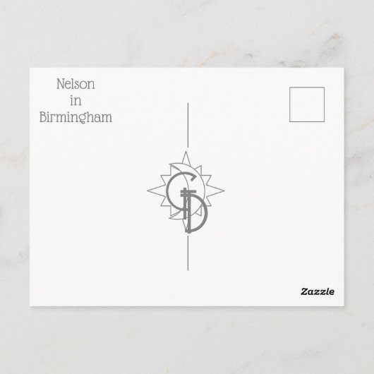 Carte postale Nelson (Dos)