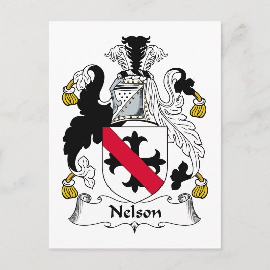 Carte Postale Nelson Family Crest (Devant)