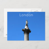 Carte Postale Nelson's Column, London Postcard (Devant / Derrière)