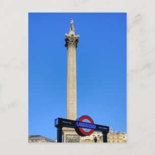 Carte Postale Nelson's Column Trafalgar Carré, Londres Royaume-U