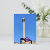 Carte Postale Nelson's Column Trafalgar Carré, Londres Royaume-U (Debout devant)