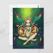 Carte postale "Nénuphar" (Devant / Derrière)