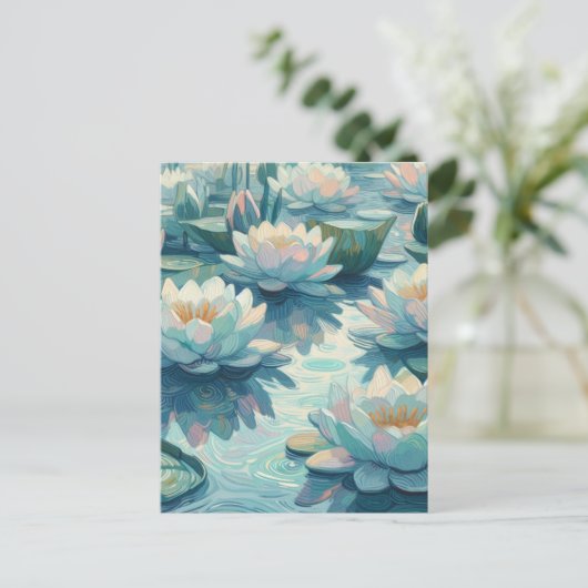 Carte Postale Nénuphars (Debout devant)