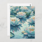 Carte Postale Nénuphars (Devant / Derrière)