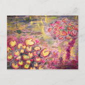 Carte Postale nénuphars fleurissent (Devant)