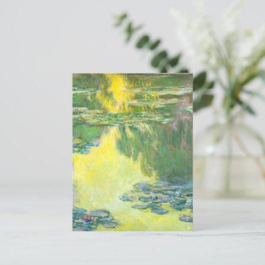 Carte postale Nénuphars Monet Sunset (Debout devant)