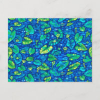 Nénuphars, motif floral de nénuphar jaune 