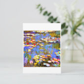 Carte Postale Nénuphars par Claude Monet - Art Post Card (Debout devant)