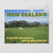 Carte postale néo-zélandaise — si vous touchez un  (Devant)