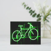 Carte postale Neon Bicycle (Debout devant)