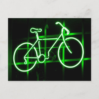 Carte postale Neon Bicycle