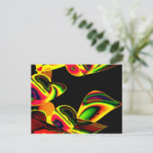 Carte Postale Neon Blätter (Debout devant)