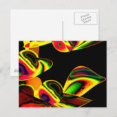 Carte Postale Neon Blätter (Devant / Derrière)