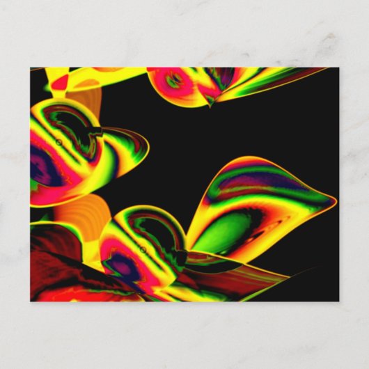 Carte Postale Neon Blätter (Devant)