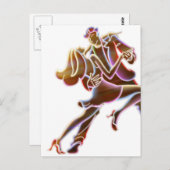 Carte Postale Neon Dancers (Devant / Derrière)