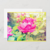 Carte Postale Neon Garden Dreams (Devant / Derrière)