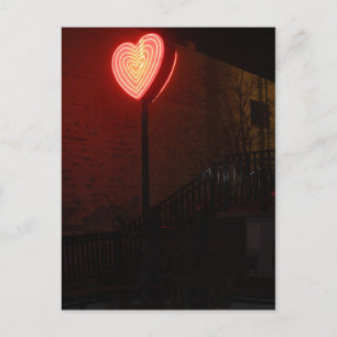 Carte Postale Neon heart
