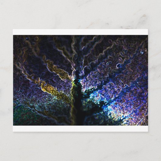 Carte Postale Neon Leaf (Devant)