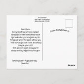 Carte Postale Neon Mandala céleste avec Abstraite vibrante (Dos)