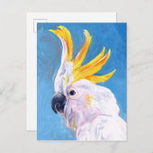 Carte Postale Neon Mohawk - Cockatoo (Devant / Derrière)