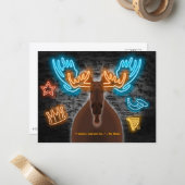 Carte postale Neon Moose 10-Pack (Devant/Arrière en situation)