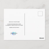 Carte Postale Neon Purim (Dos)