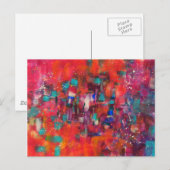 Carte Postale Neon Rain (Devant / Derrière)