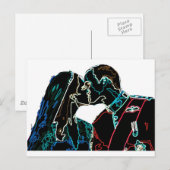 Carte Postale Neon Will et Kate (Devant / Derrière)