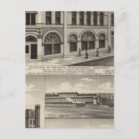 Carte Postale Neosho Investment Comté, Kansas (Devant)